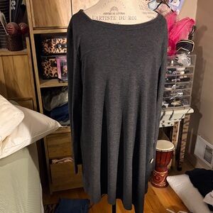 Cozy Gray Women's Tunic - 2X